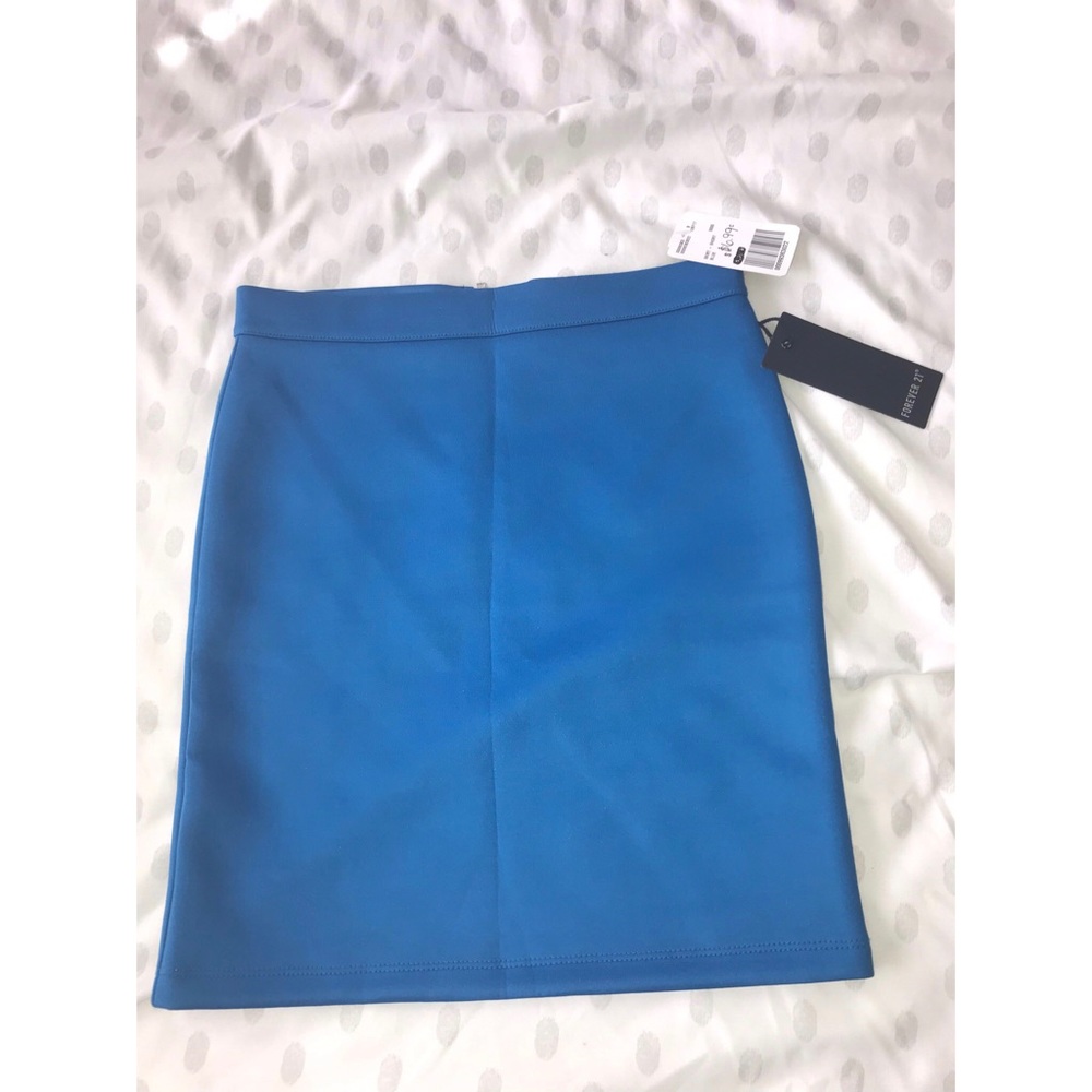 Blue Mini Skirt